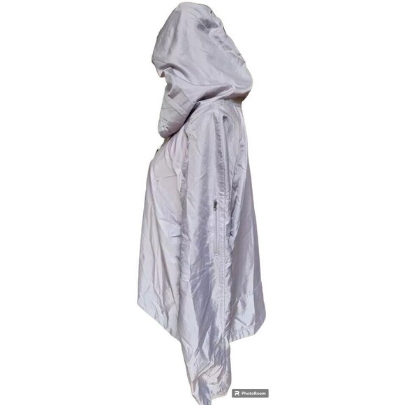 Champion Hoodie Full Zip Size Large Very Light Weight Silver - Picture 5 of 9